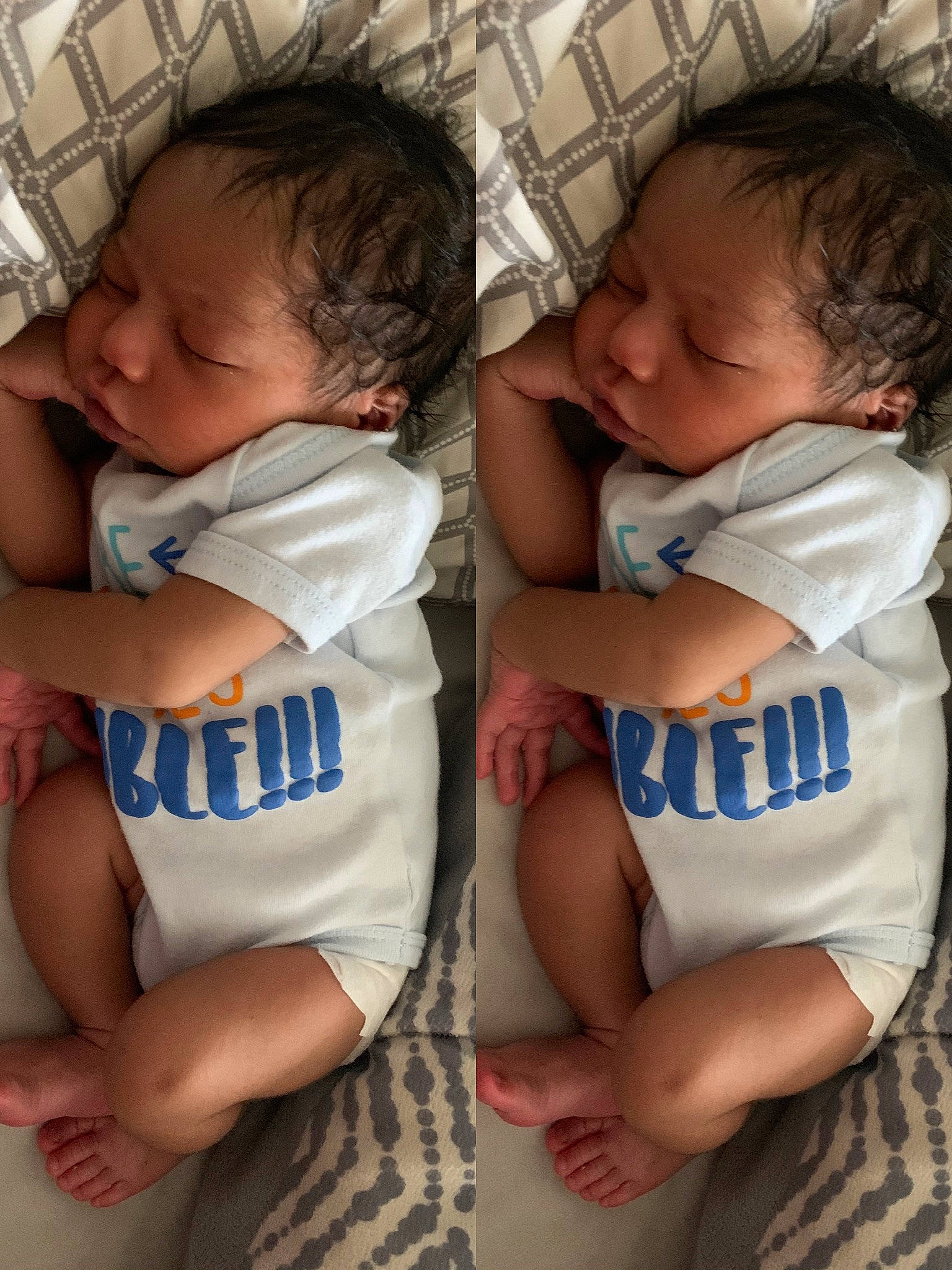 Brandon Jr is registered to the contest to win money with this photo: baby, baby_products, baby_toddler_clothing, child, nap, person, product, sleep, toddler