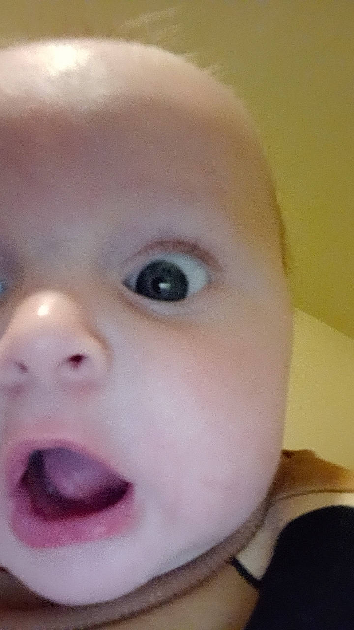 Michael joined the competition — help win amazing prizes! baby, cheek, chin, ear, eye, eyebrow, eyelash, face, forehead, head, iris, jaw, lip, mouth, nose, person, skin, smile, toddler, tongue