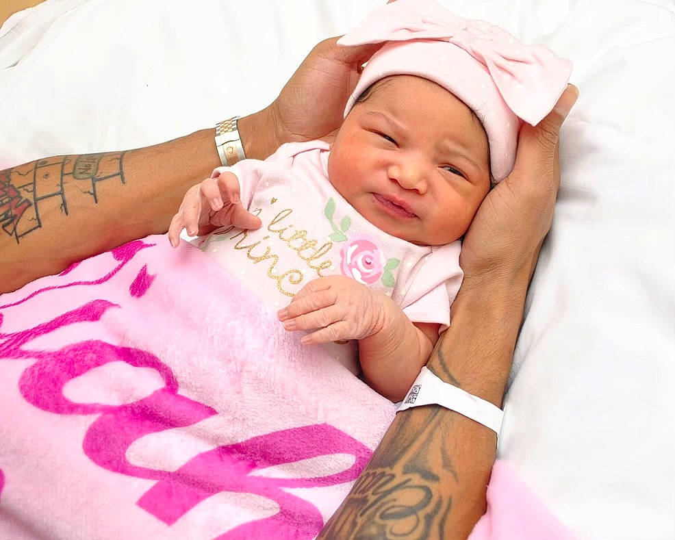 Ziah is registered to the contest to win money with this photo: baby, baby_sleeping, baby_toddler_clothing, child, comfort, elbow, eyelash, finger, gesture, happy, hat, headwear, linens, mouth, nail, pattern, person, pink, skin, toddler