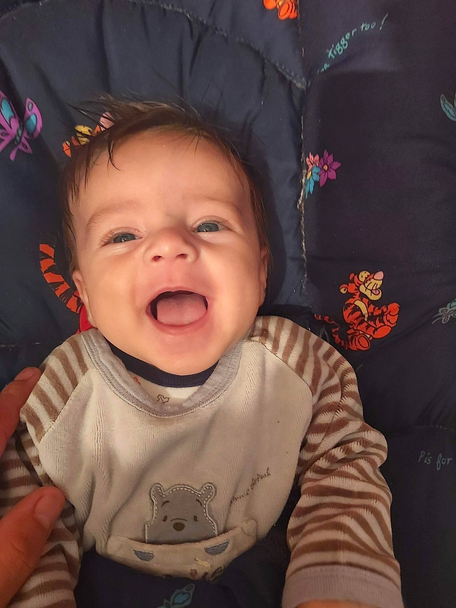 Killian participe au concours pour gagner de l'argent avec cette photo : baby, cheek, child, chin, cool, eye, face, facial_expression, forehead, fun, head, iris, laugh, lip, mouth, nose, person, skin, smile, toddler