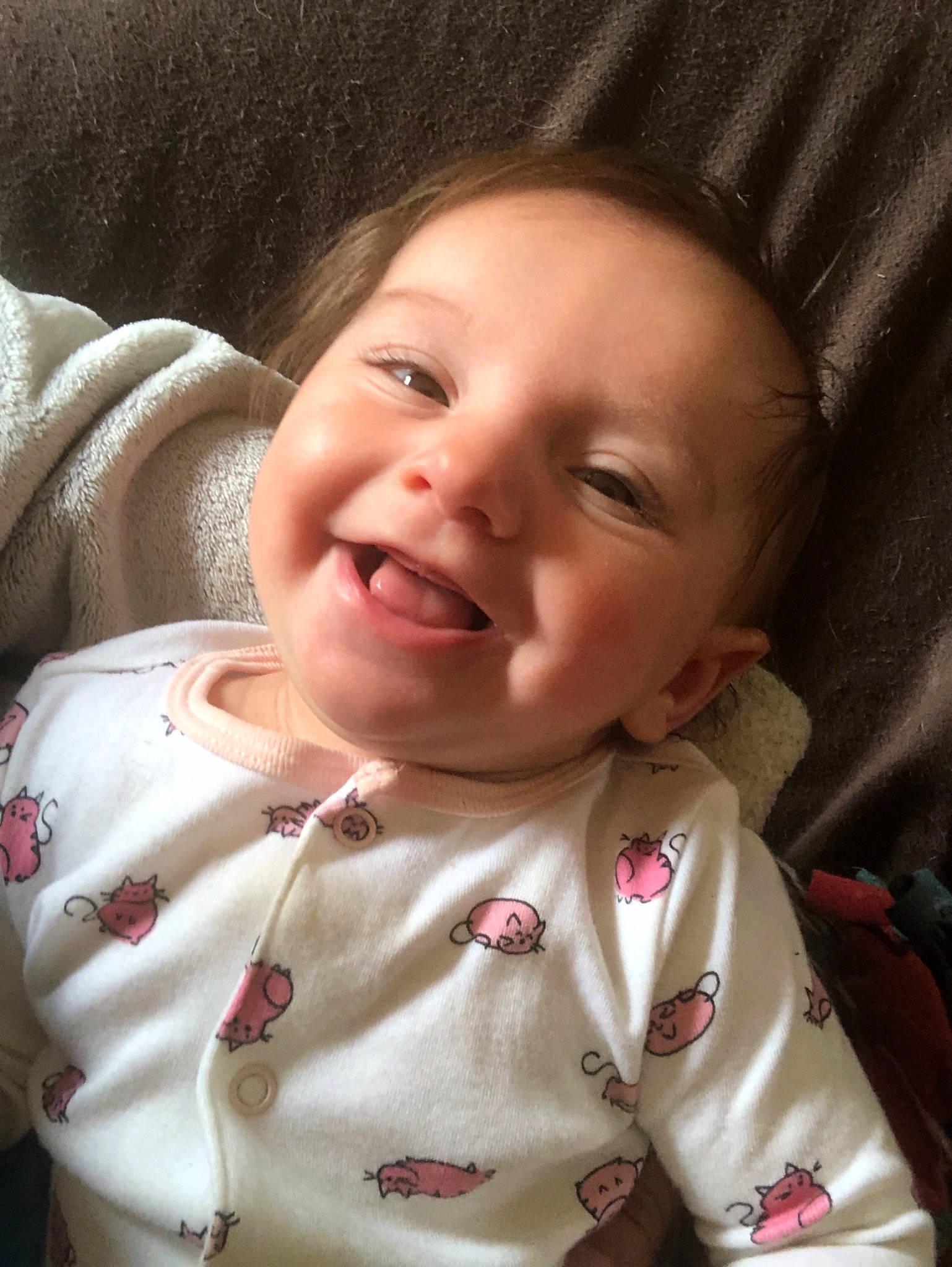 Maéva joined the competition — help win amazing prizes! baby, cheek, child, chin, ear, eye, face, facial_expression, forehead, head, lip, mouth, nose, person, skin, smile, toddler