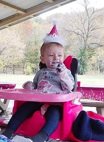 Tymber is registered to the contest to win money with this photo: baby, child, person, pink, play, sitting, toddler