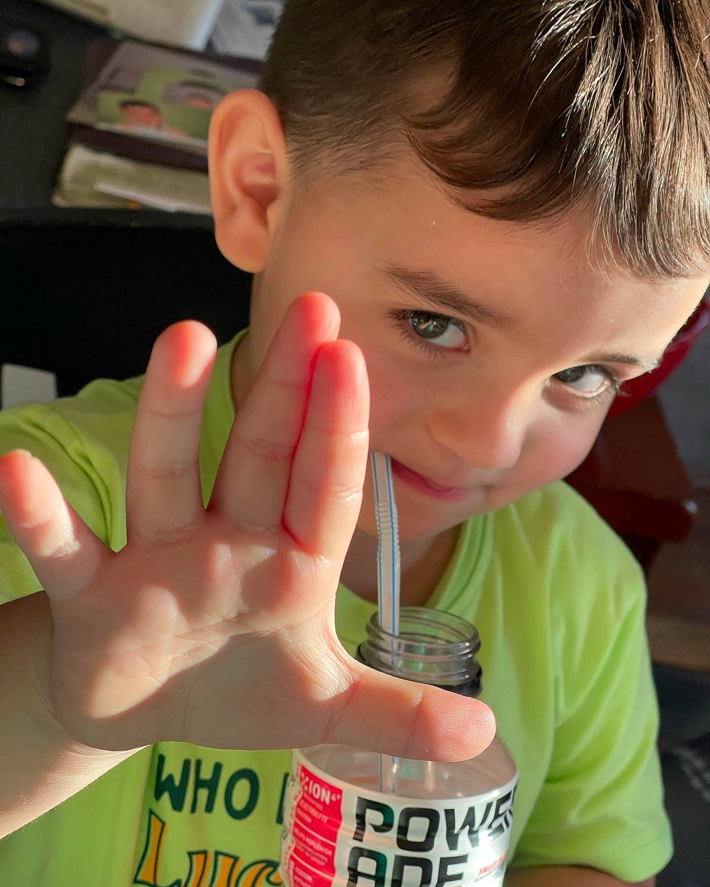 Brecken is registered to the contest to win money with this photo: cheek, chin, cool, ear, eyelash, facial_expression, finger, forehead, gesture, hairstyle, human, mouth, muscle, neck, nose, organ, person, skin, sleeve, thumb