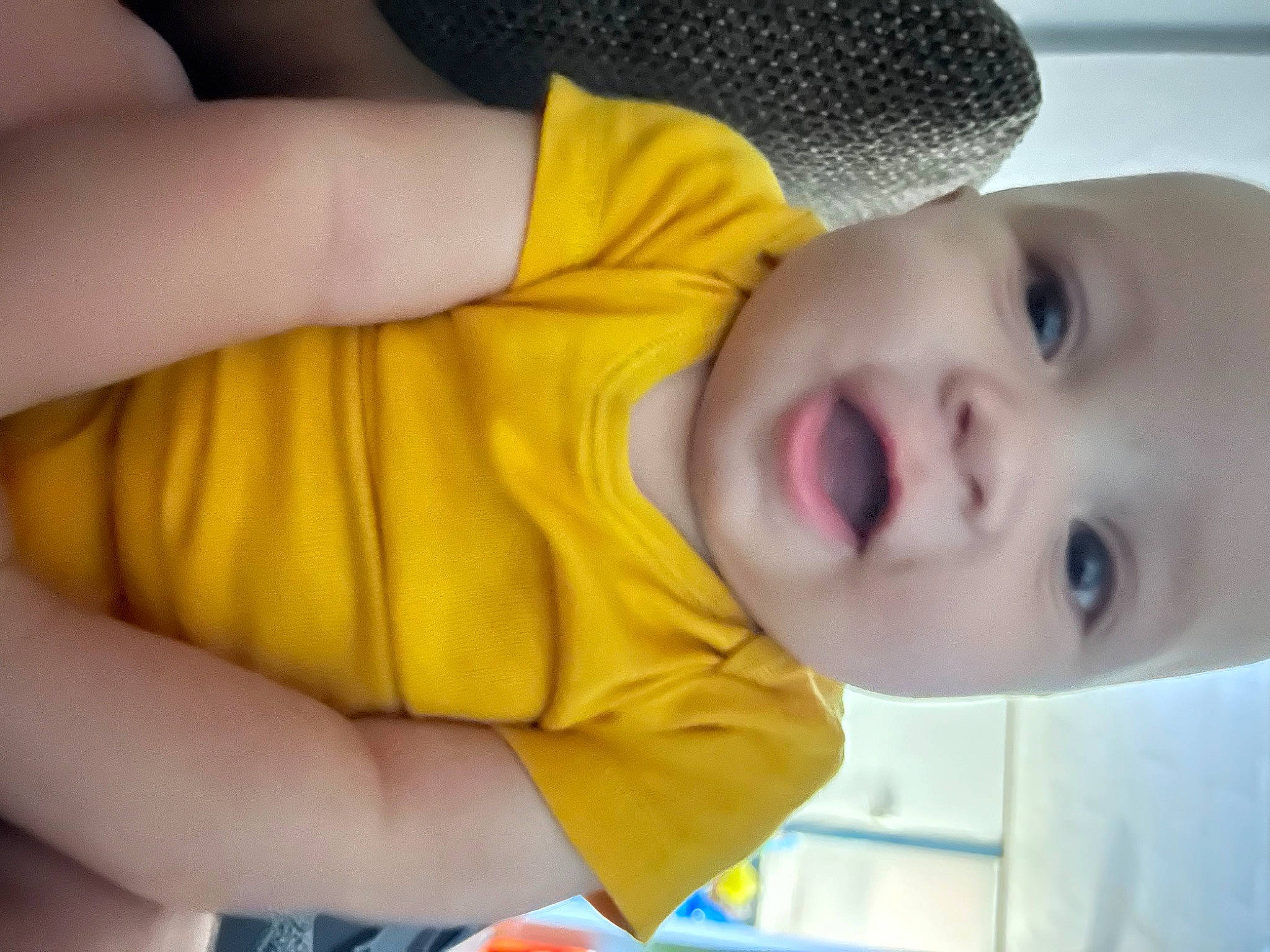 Caiden joined the competition — help win amazing prizes! baby, baby_products, baby_safety, baby_toddler_clothing, cheek, child, comfort, eyelash, fun, gesture, happy, iris, lip, mouth, nose, person, skin, smile, thumb, toddler
