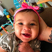 Wyllow is registered to the contest to win money with this photo: cheek, child, ear, eye, face, finger, fun, girl, hand, infant, lip, mouth, nail, nose, organ, play, product, skin, smile, toddler