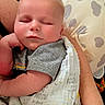 Garrett joined the competition — help win amazing prizes! baby, sleeping, blanket, arm, pillow, baby_gear, infant, cozy, peaceful, child, person, indoor, resting, cute, toddler, soft, care, family, holding, comfort