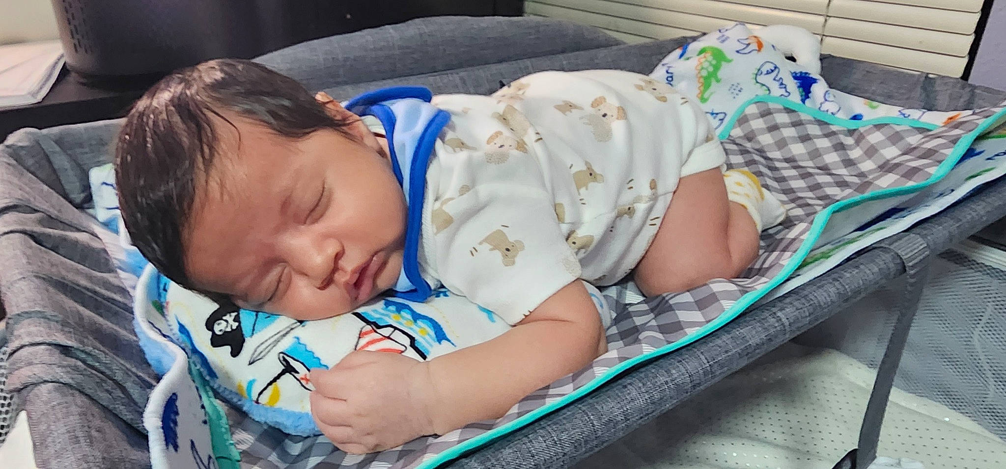 Antonio is registered to the contest to win money with this photo: baby, baby_products, baby_sleeping, baby_toddler_clothing, bedtime, child, comfort, grass, leisure, linens, nap, pattern, person, product, room, sitting, sleep, toddler, vacation