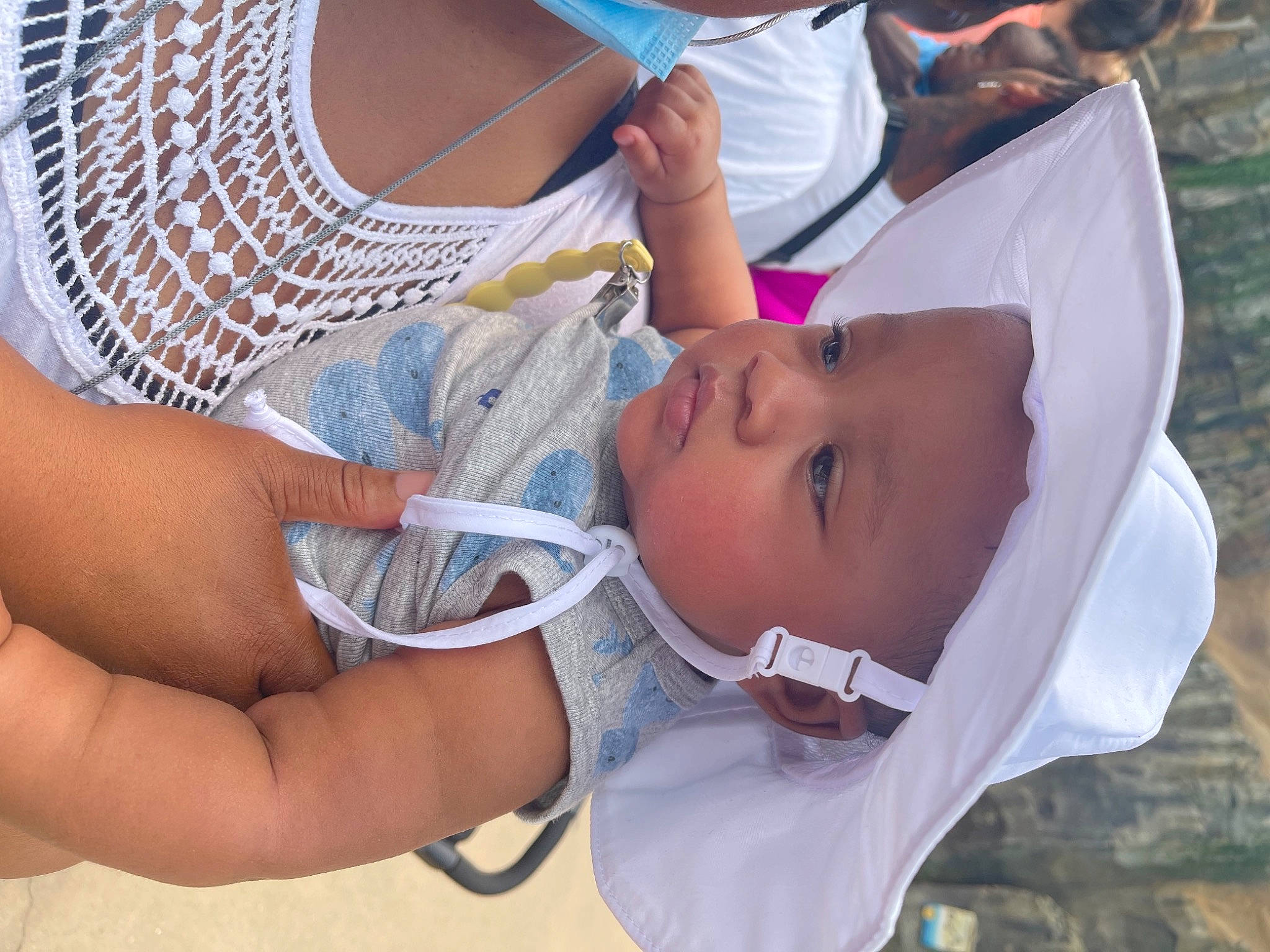 Kyng joined the competition — help win amazing prizes! baby, baby_toddler_clothing, child, dress, eyelash, eyewear, face, fun, grass, hand, happy, hat, headgear, leisure, mouth, person, skin, sun_hat, sunglasses, toddler