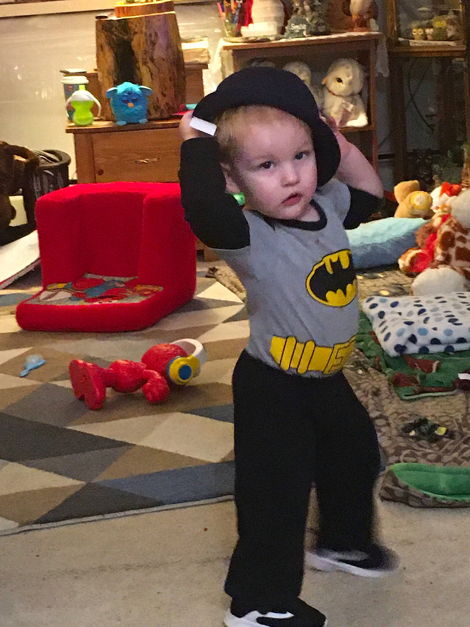 Niall is registered to the contest to win money with this photo: child, costume, person, play, toddler