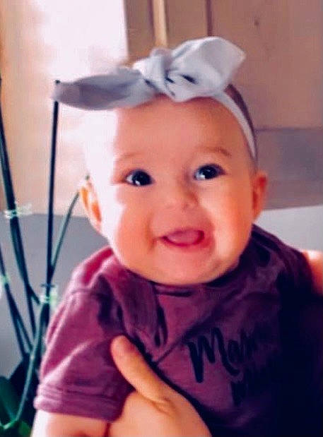 Elise joined the competition — help win amazing prizes! baby, baby_toddler_clothing, cheek, clothing, ear, eye, eyebrow, eyelash, face, facial_expression, finger, forehead, happy, headwear, iris, lip, nose, person, pink, skin