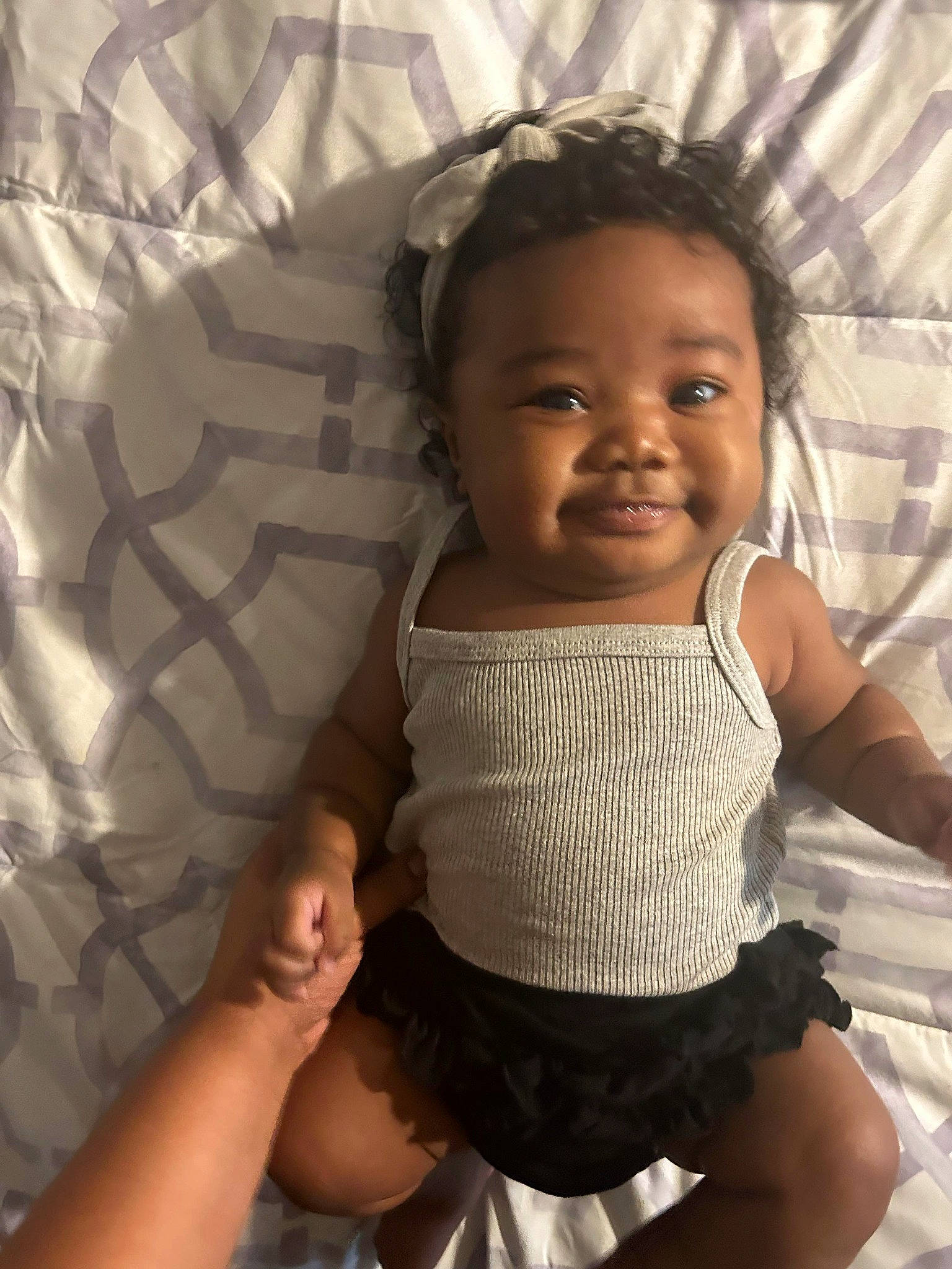 Ny'Asia joined the competition — help win amazing prizes! baby_toddler_clothing, black, cheek, chin, comfort, cool, eye, eyebrow, finger, flash_photography, gesture, hair, happy, iris, neck, person, skin, sleeve, smile, textile