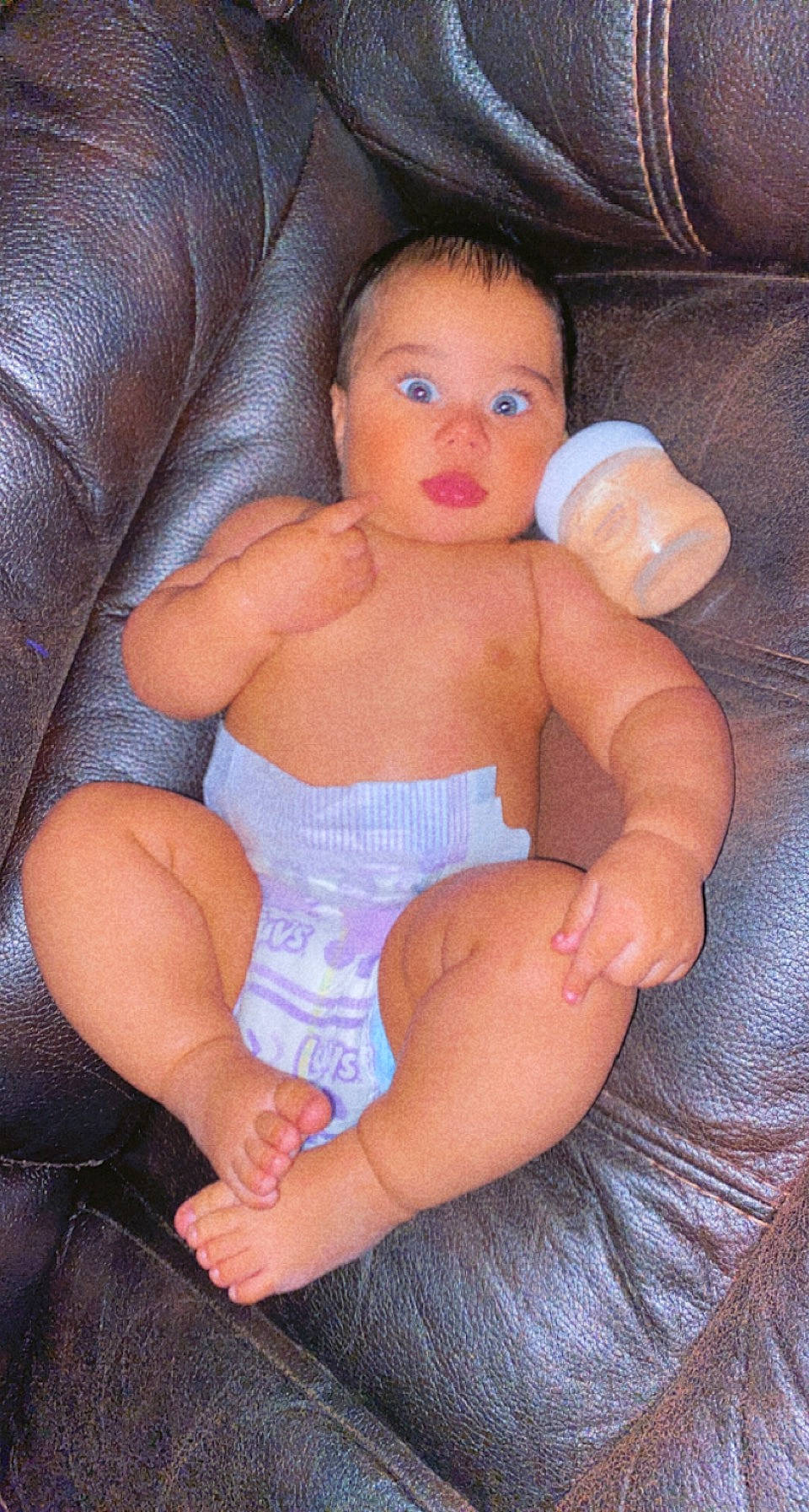 Koa joined the competition — help win amazing prizes! azure, baby, cheek, chest, comfort, eye, finger, hair, head, human_body, joint, leg, mouth, nail, neck, person, shoulder, skin, stomach, thigh