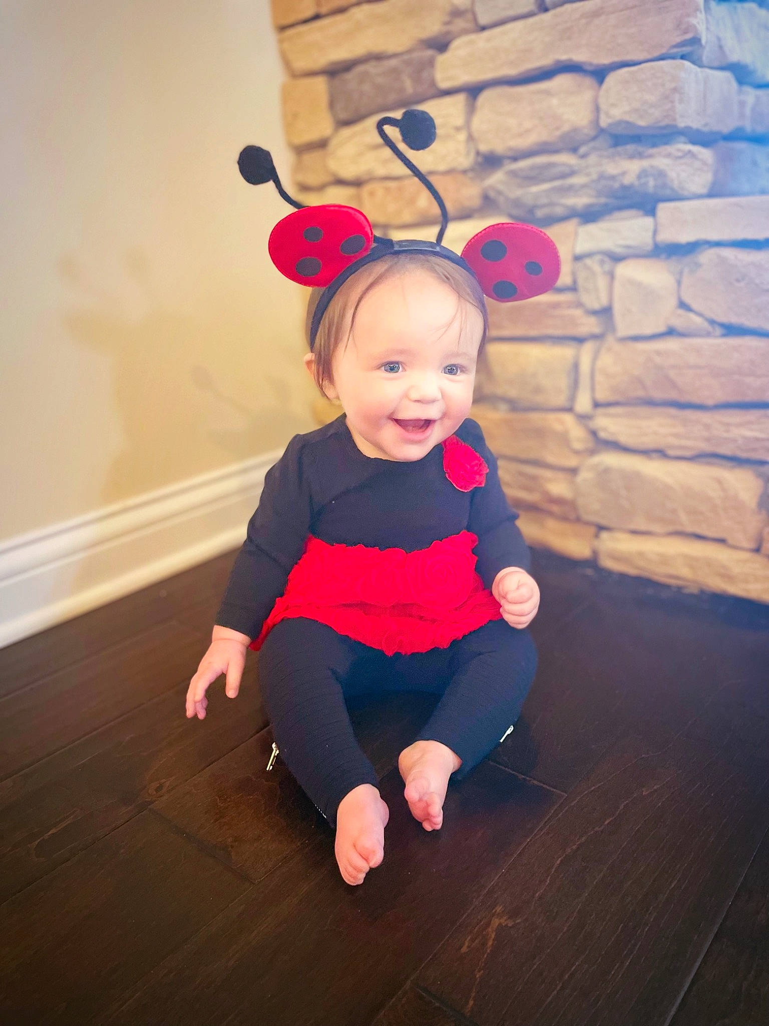 Oakley joined the competition — help win amazing prizes! baby, baby_toddler_clothing, balloon, entertainment, event, flash_photography, floor, flooring, fun, happy, hardwood, human_body, human_leg, magenta, person, sleeve, smile, sportswear, standing, t_shirt