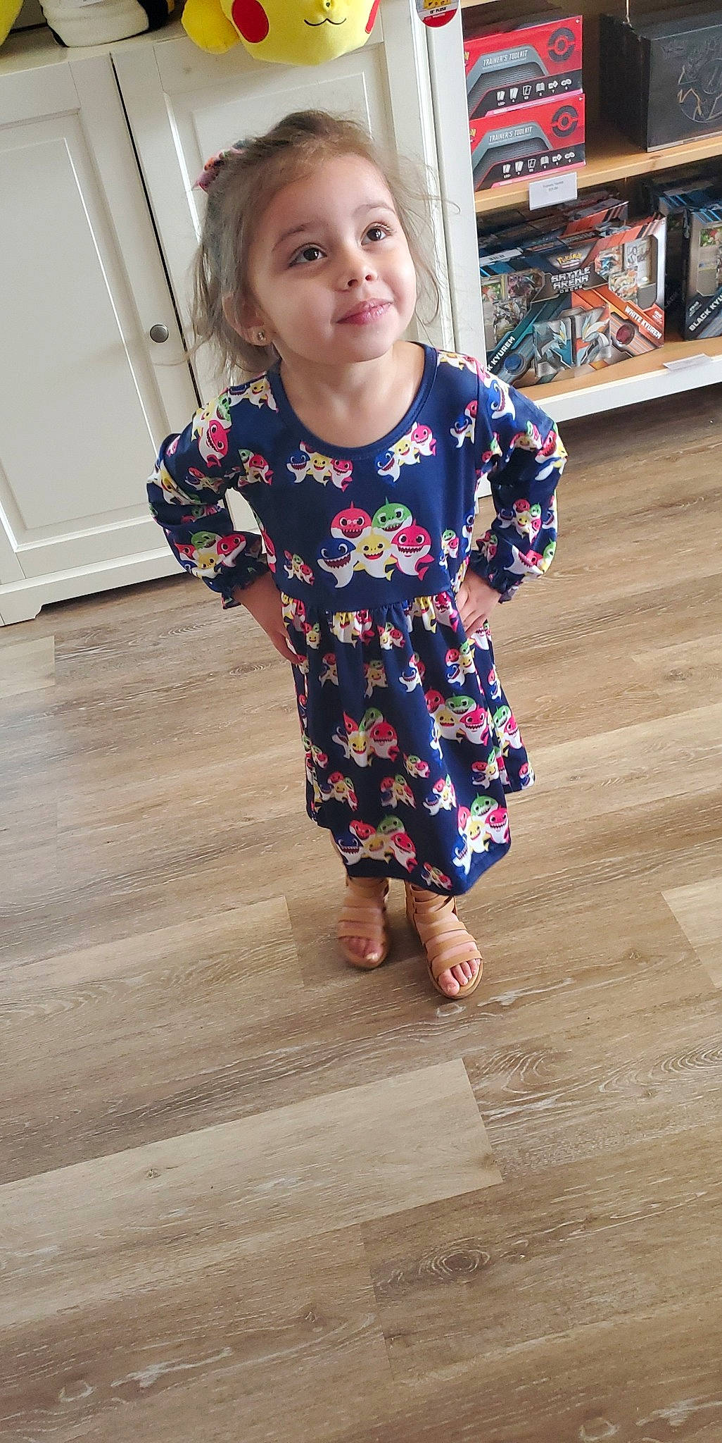 Natalia joined the competition — help win amazing prizes! baby_toddler_clothing, child, clothing, dress, face, floor, flooring, fun, happy, hardwood, human_leg, joint, joy, leg, person, sleeve, smile, t_shirt, toddler, trunk