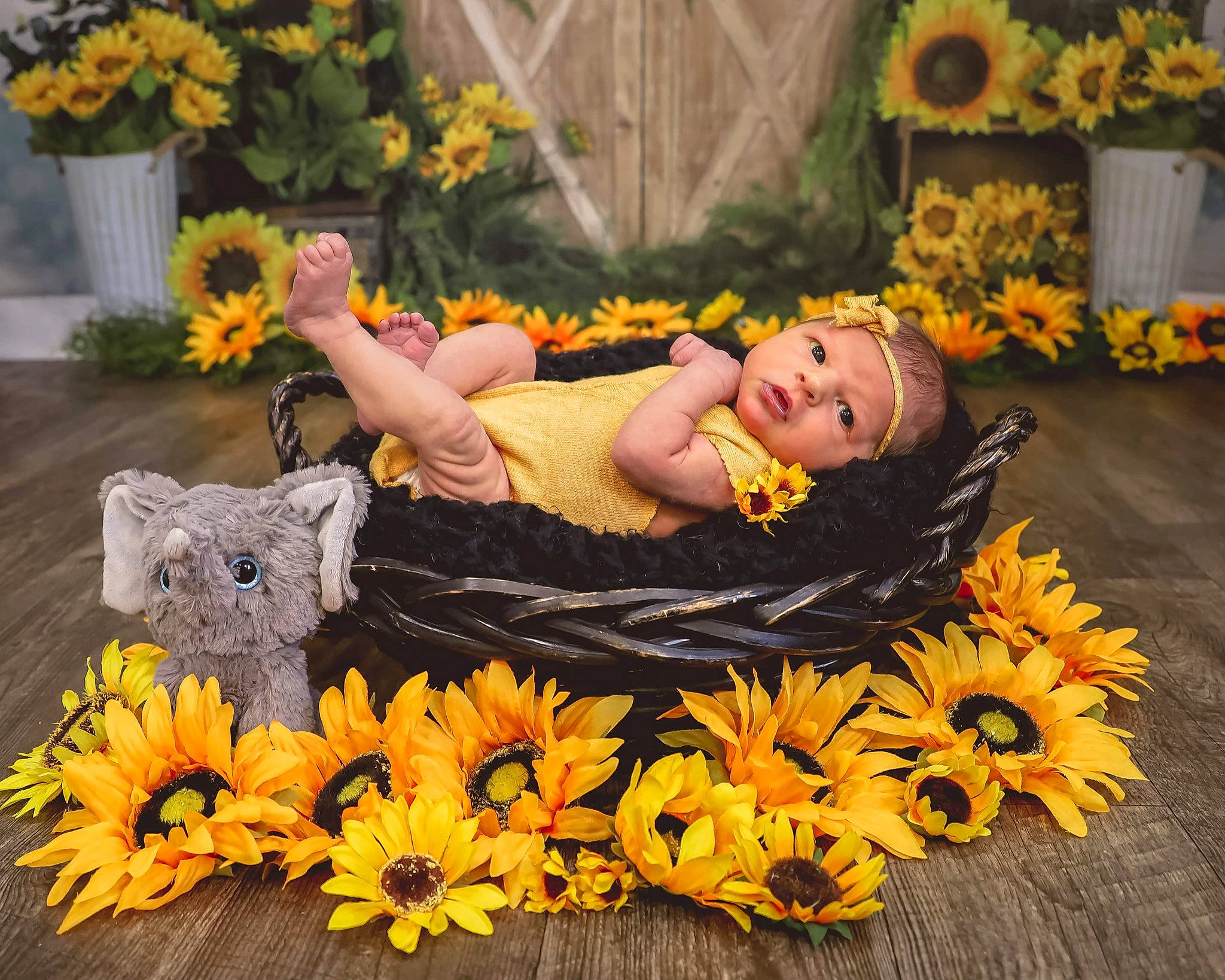 Lakelyn joined the competition — help win amazing prizes! child, cut_flowers, event, flooring, floral_design, floristry, flower, flower_arranging, grass, happy, headwear, leaf, orange, person, petal, photograph, plant, snapshot, spring, toddler