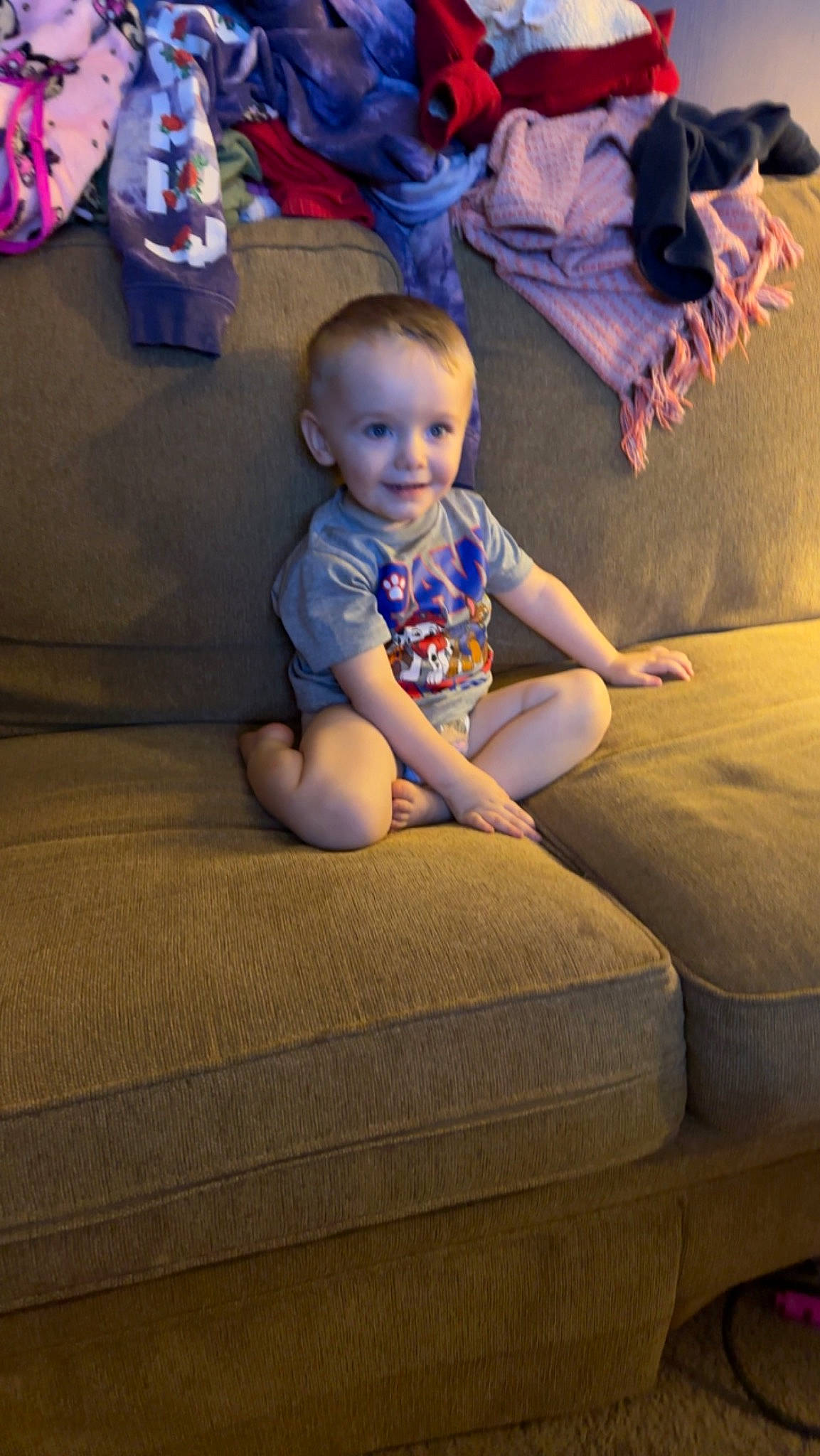 Bryson joined the competition — help win amazing prizes! arm, baby, baby_toddler_clothing, child, comfort, floor, flooring, foot, fun, happy, head, human_body, human_leg, joy, knee, leg, person, sleeve, t_shirt, thigh