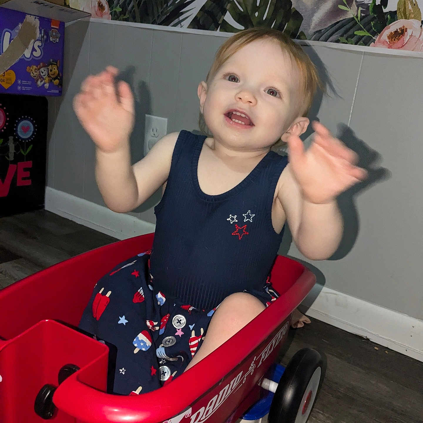 Ryleigh is registered to the contest to win money with this photo: alloywheel, baby, bodypart, car, carriage, carwheel, face, finger, hand, head, machine, person, photography, portrait, spoke, tire, transportation, vehicle, wagon, wheel