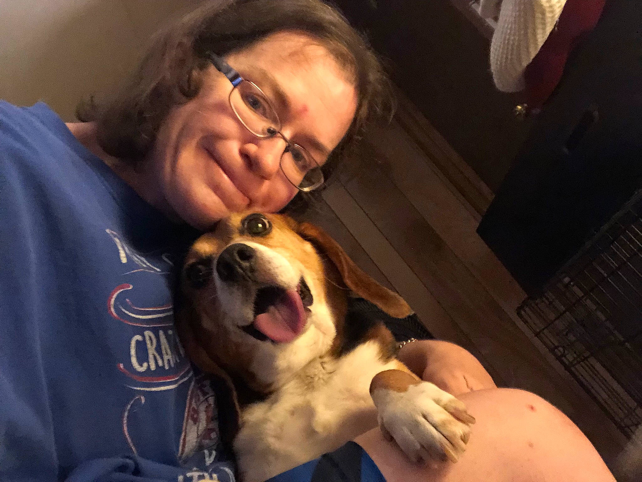 Sergie is registered to the contest to win money with this photo: beard, carnivore, companion_dog, dog, dog_breed, ear, eyewear, fawn, friendship, fun, glasses, happy, jaw, mouth, nose, smile, snout, toy_dog, vision_care, whiskers