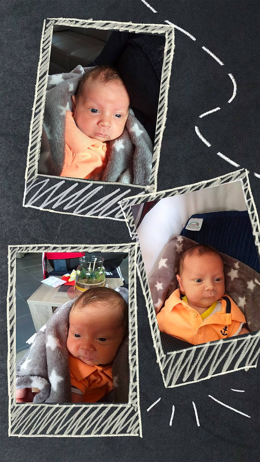 Aymeric a rejoint le concours — aidez-le/la à gagner de superbes lots ! baby, baby_toddler_clothing, black, cheek, chin, eye, face, facial_expression, head, human, mouth, nose, organ, person, photograph, pink, product, skin, sleeve, toddler