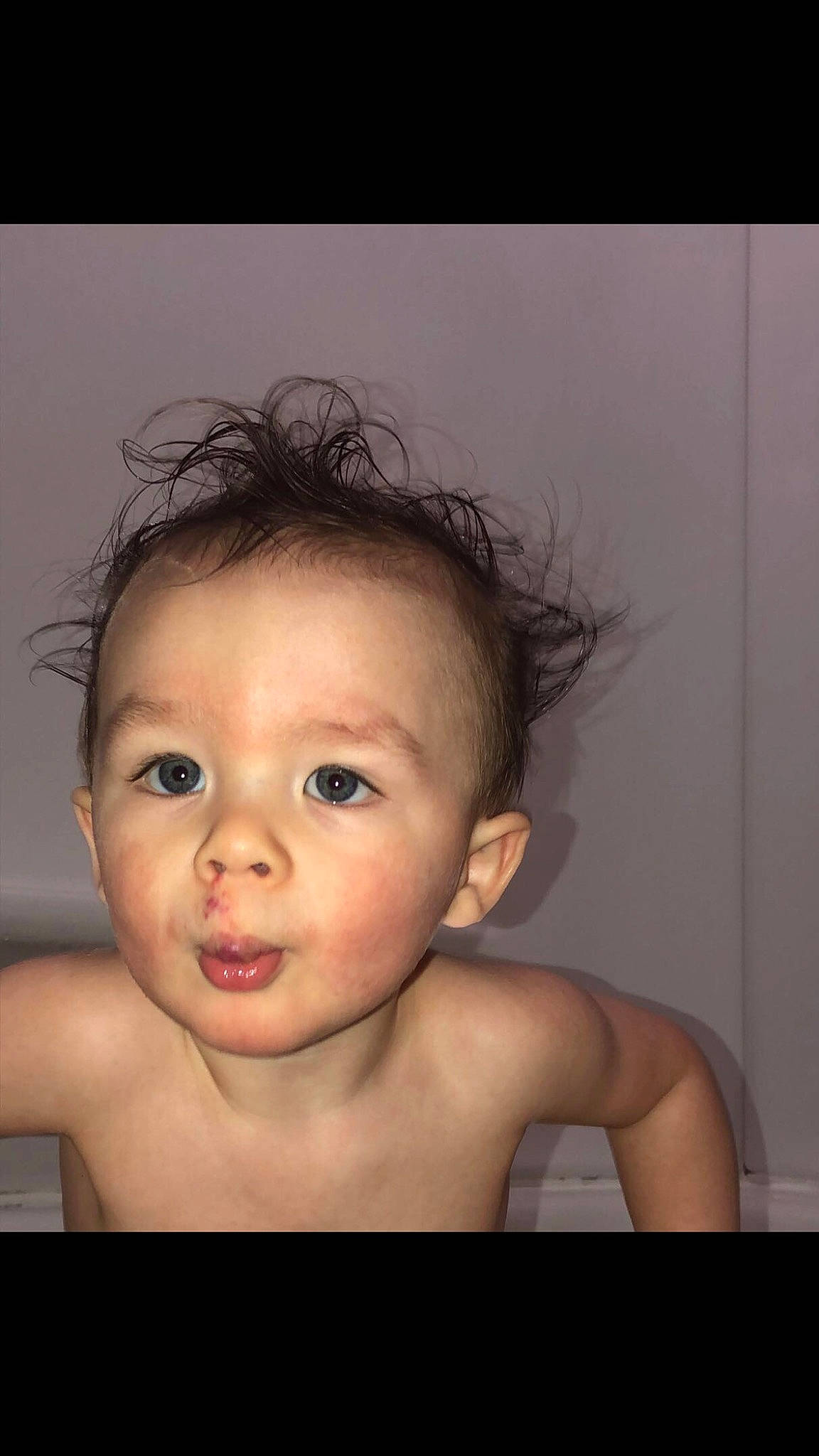 True joined the competition — help win amazing prizes! baby, beauty, cheek, child, chin, eye, eyebrow, face, facial_expression, forehead, hair, hairstyle, head, iris, lip, neck, nose, organ, person, skin