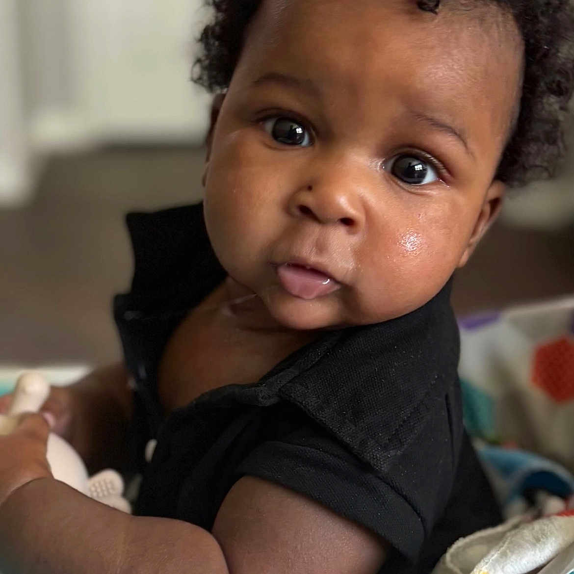 Shamar is registered to the contest to win money with this photo: baby, blackhair, bodypart, crying, face, hair, happy, head, person, photography, portrait, sad, shoulder, skin, smile, sweating