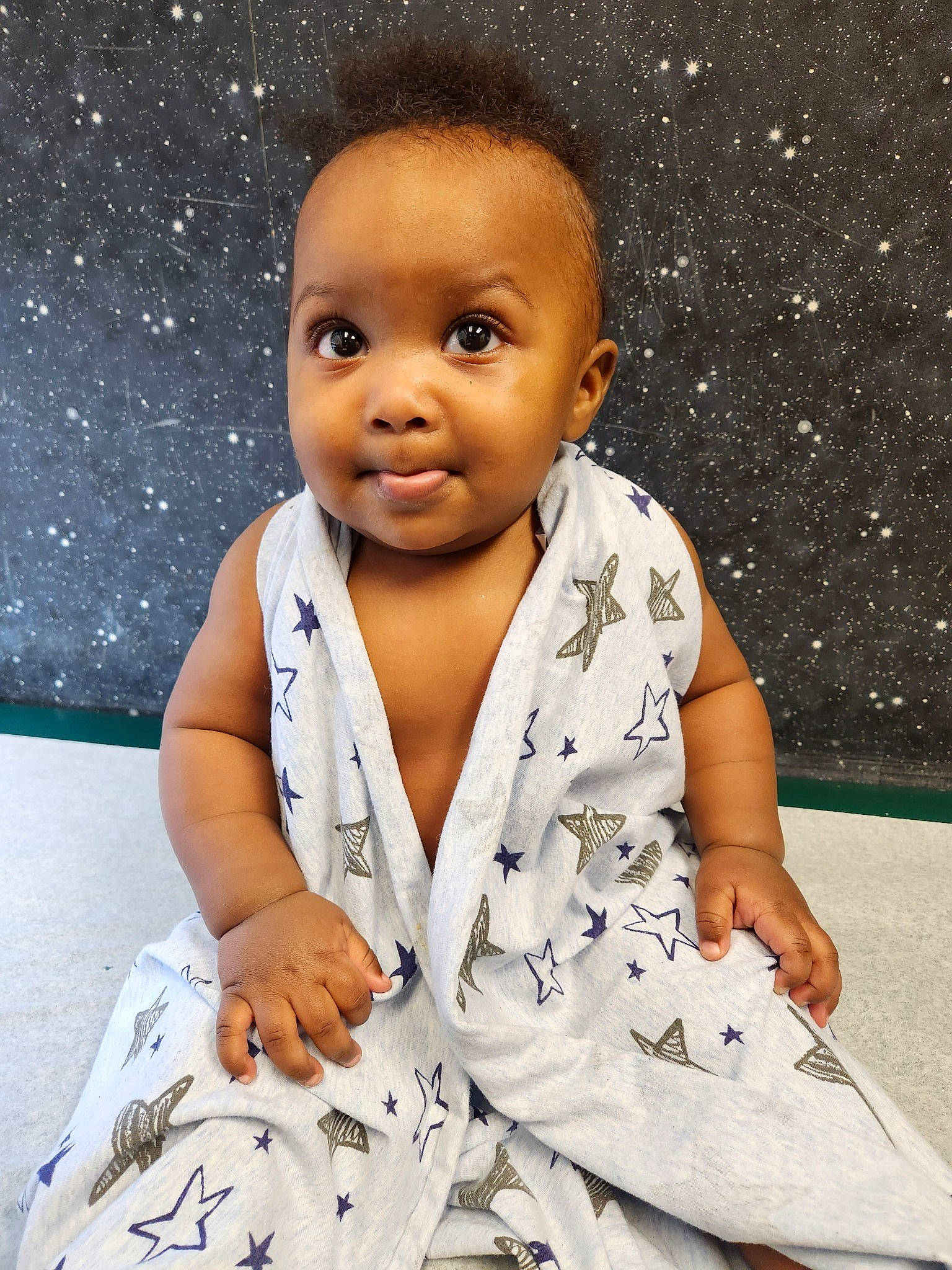 Malik joined the competition — help win amazing prizes! adaptation, arm, baby, baby_toddler_clothing, cheek, chin, cool, facial_expression, flash_photography, gesture, hairstyle, happy, head, human, nose, person, skin, sleeve, smile, standing