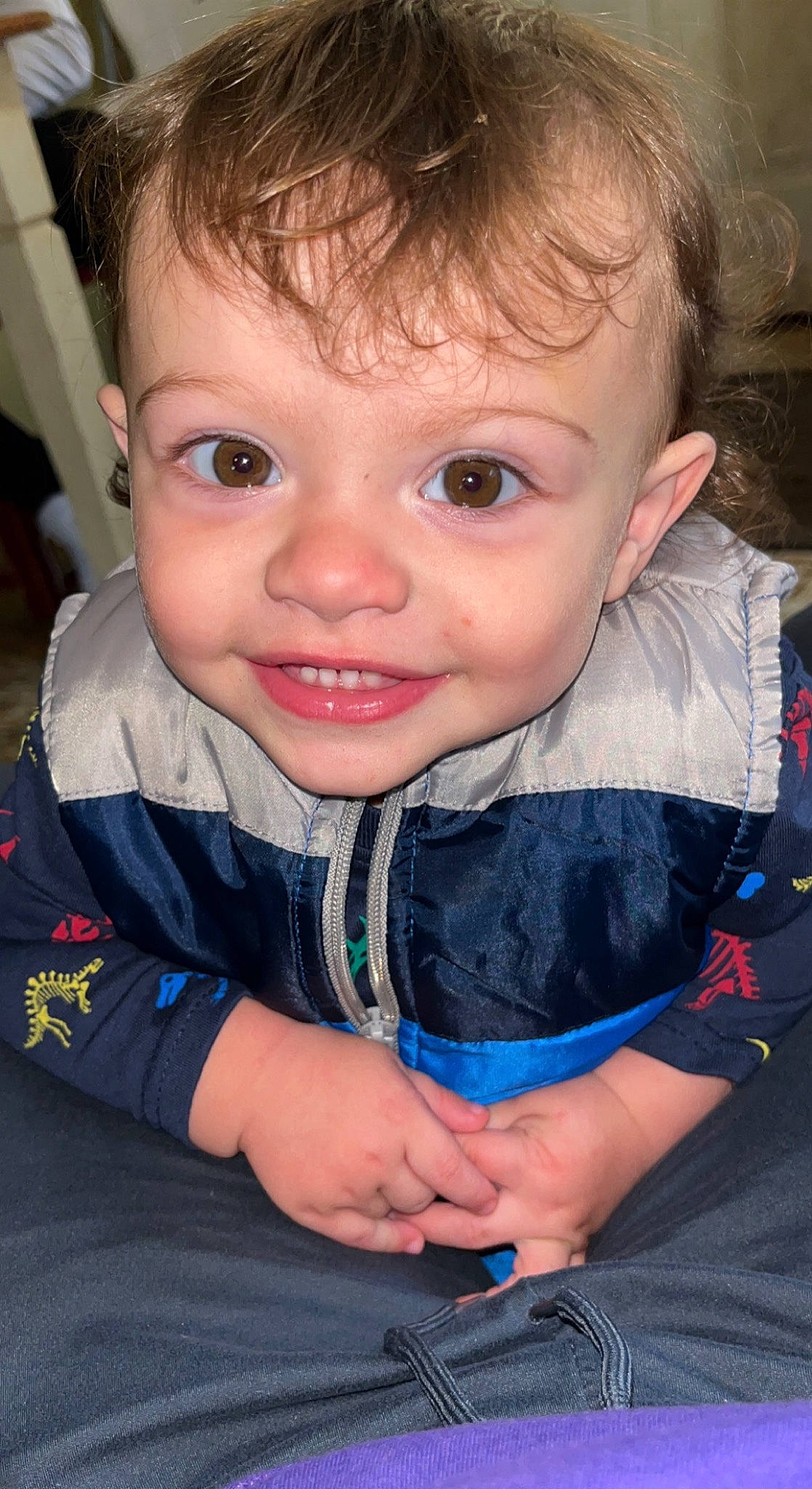 Jaxson Murphy joined the competition — help win amazing prizes! blue, cheek, chin, clothing, eye, eyebrow, facial_expression, finger, flash_photography, hair, hand, head, human_body, iris, joy, lip, mouth, nose, person, skin