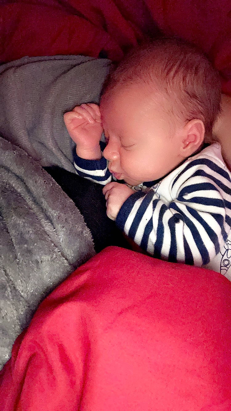 Jaxson is registered to the contest to win money with this photo: baby, cheek, child, finger, hand, lip, mouth, nap, nose, person, skin, sleep, thumb, toddler