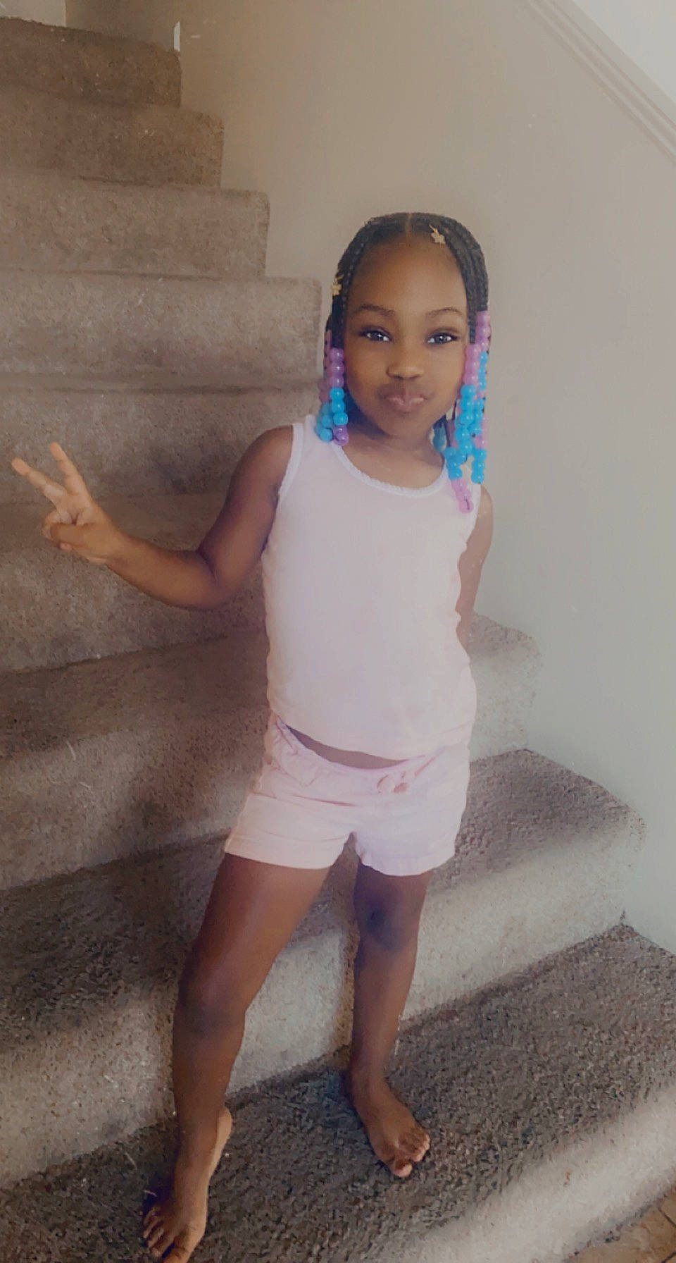 Alaysia joined the competition — help win amazing prizes! baby_toddler_clothing, barefoot, chest, elbow, fashion_design, flash_photography, foot, hair, happy, human_leg, knee, leg, long_hair, neck, person, sleeve, sportswear, t_shirt, thigh, trunk