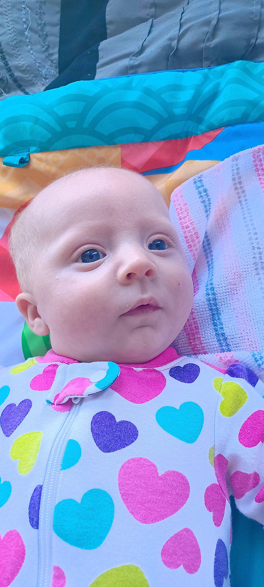 Jianna is registered to the contest to win money with this photo: baby, baby_toddler_clothing, beauty, blue, cheek, child, chin, eye, happy, headgear, iris, lip, mouth, nose, person, pink, product, skin, textile, toddler