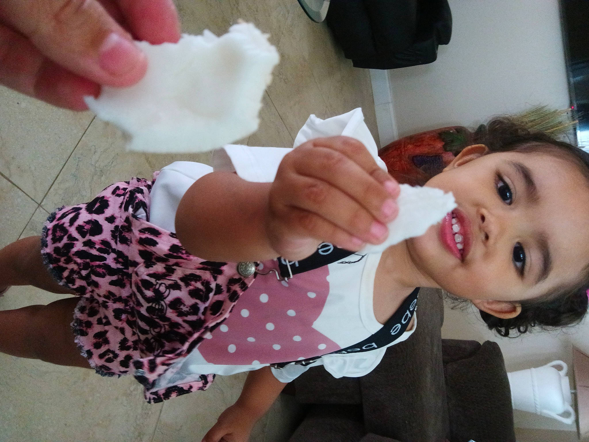 Alicia joined the competition — help win amazing prizes! baby_toddler_clothing, child, elbow, eyelash, finger, gesture, hand, happy, joint, joy, nail, neck, pattern, person, pink, skin, sleeve, smile, thumb, toddler