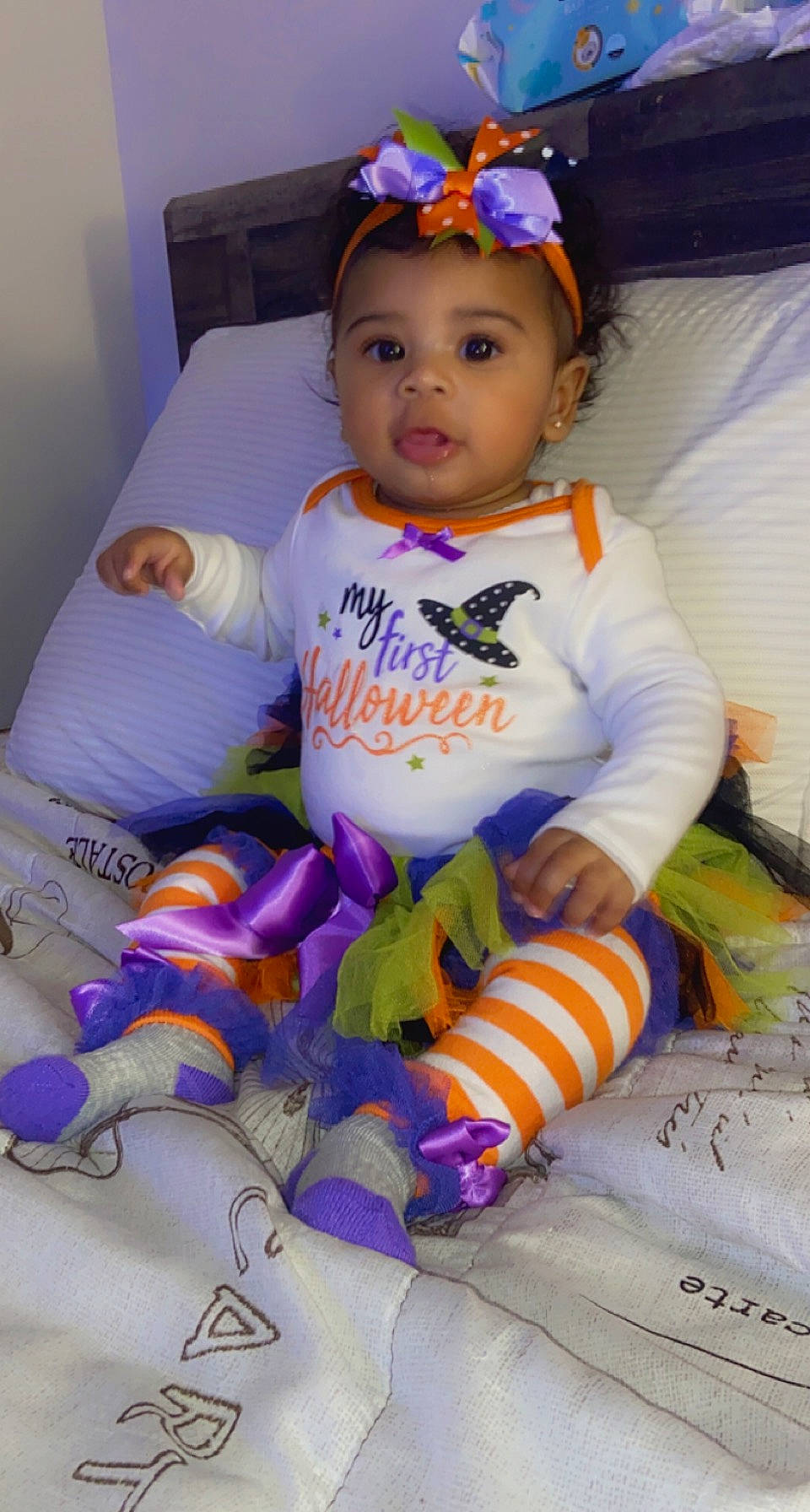 Madisyn joined the competition — help win amazing prizes! baby, baby_toddler_clothing, chair, cheek, child, cool, eye, eyelash, face, hairstyle, happy, head, person, pink, product, purple, skin, sleeve, t_shirt, textile