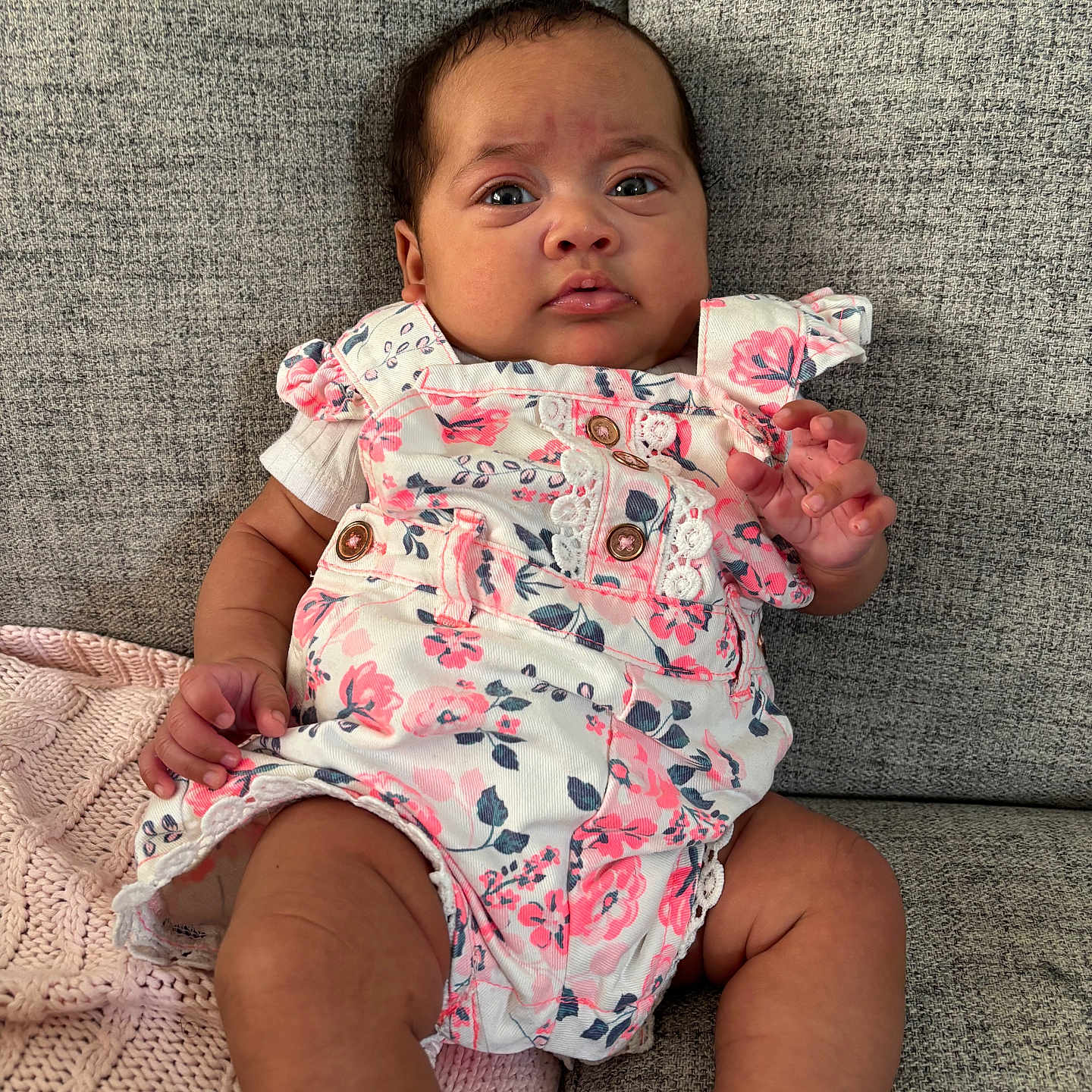 Amelia joined the competition — help win amazing prizes! armchair, baby, bodypart, chair, clothing, couch, cushion, diaper, dress, face, finger, furniture, hand, head, homedecor, newborn, person, photography, portrait, sitting