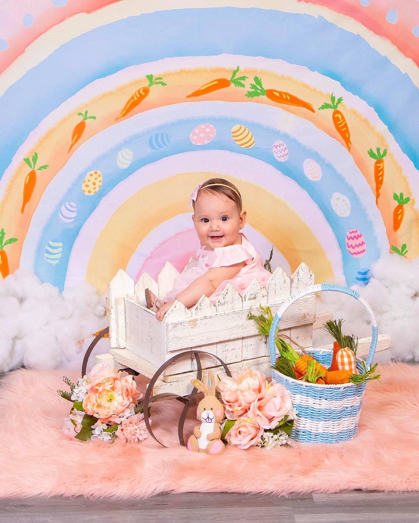 Micaela joined the competition — help win amazing prizes! art, baby, child, comfort, event, facial_expression, floral_design, fun, happy, joy, organ, painting, pattern, peach, person, petal, photograph, pink, room, sitting