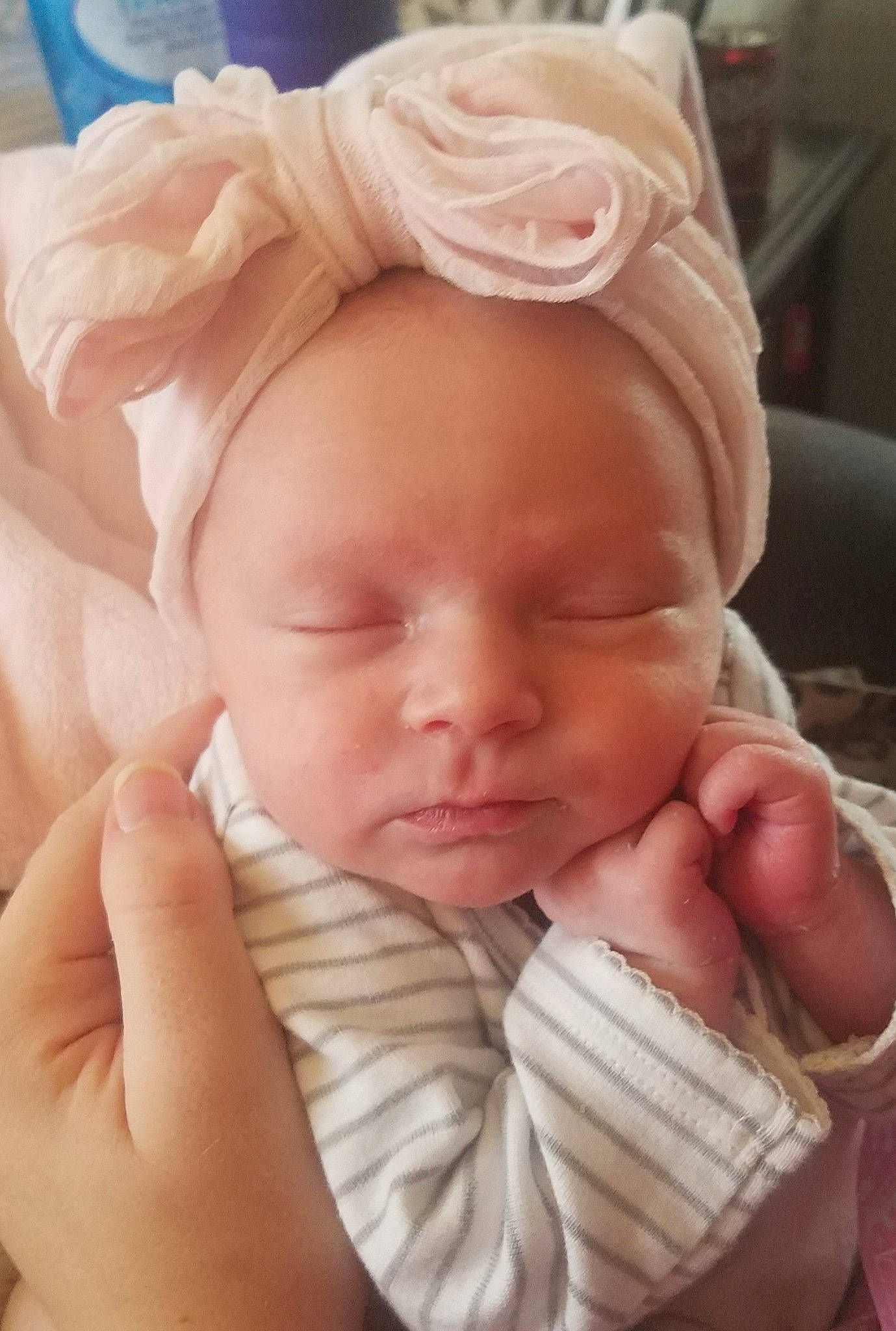 Annalynn joined the competition — help win amazing prizes! baby, baby_making_funny_faces, baby_sleeping, birth, cheek, child, ear, eye, face, finger, forehead, hand, head, lip, mouth, nose, person, skin, smile, thumb