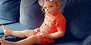 Sylas joined the competition — help win amazing prizes! toddler, child, couch, sofa, indoor, living_room, digital_filter, mouse_ears, mouse_nose, orange_clothing, blonde_hair, casual, relaxed, portrait, sitting, home_decor, photography, furniture, wall_art, blanket