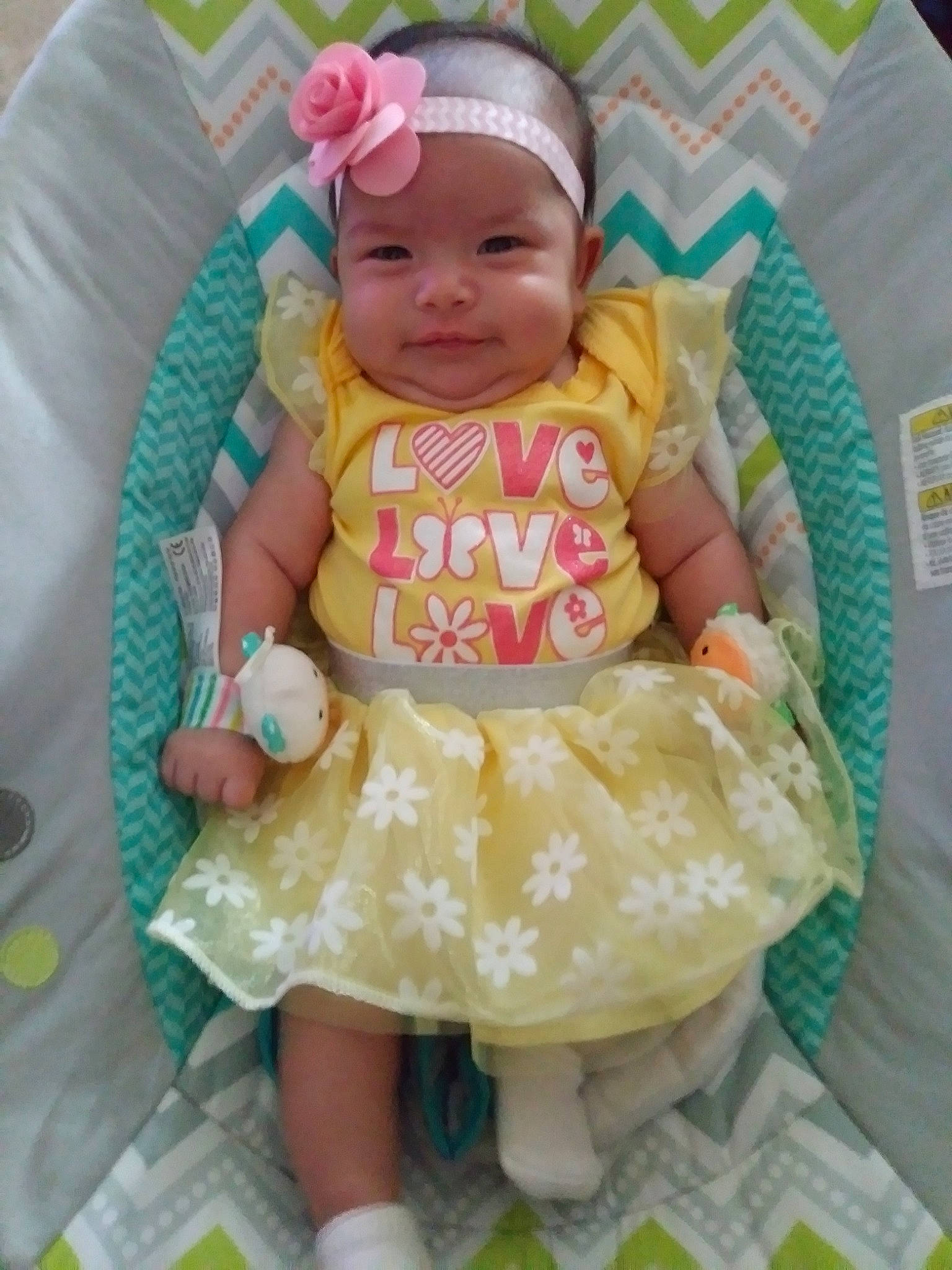 Alic is registered to the contest to win money with this photo: baby, baby_products, baby_toddler_clothing, child, headwear, person, pink, product, skin, toddler