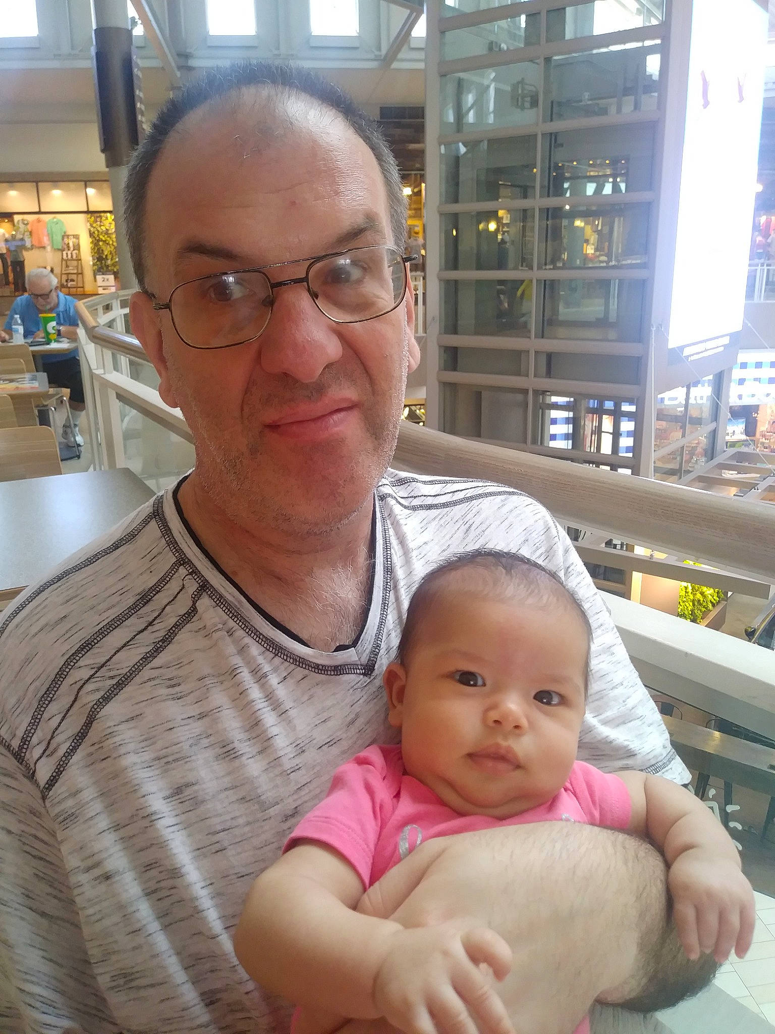 Ali joined the competition — help win amazing prizes! baby, child, daughter, father, grandparent, mother, person, toddler