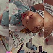 Sirena joined the competition — help win amazing prizes! baby, child, smiling, laughing, blanket, clothing, baby_yoda, footwear, floor, indoors, heart_emoji, cute, happy, person, pajamas, soft_focus, toy, sleepwear, lying_down, infant