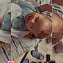 baby, child, smiling, laughing, blanket, clothing, baby_yoda, footwear, floor, indoors, heart_emoji, cute, happy, person, pajamas, soft_focus, toy, sleepwear, lying_down, infant