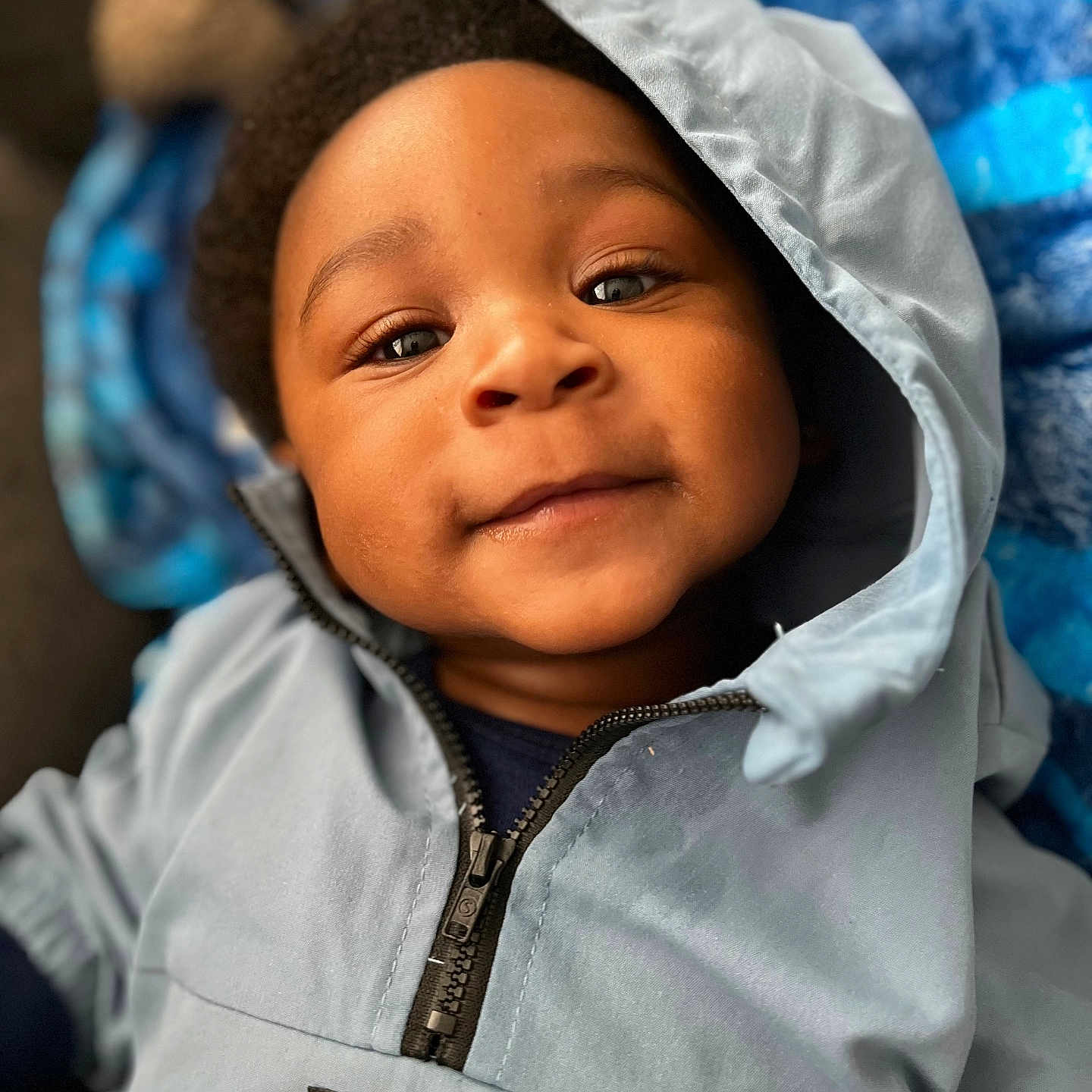 Devonte joined the competition — help win amazing prizes! boy, child, clothing, coat, face, happy, hat, head, hood, hoodie, jacket, knitwear, male, person, photography, portrait, sleeve, smile, sweater, sweatshirt
