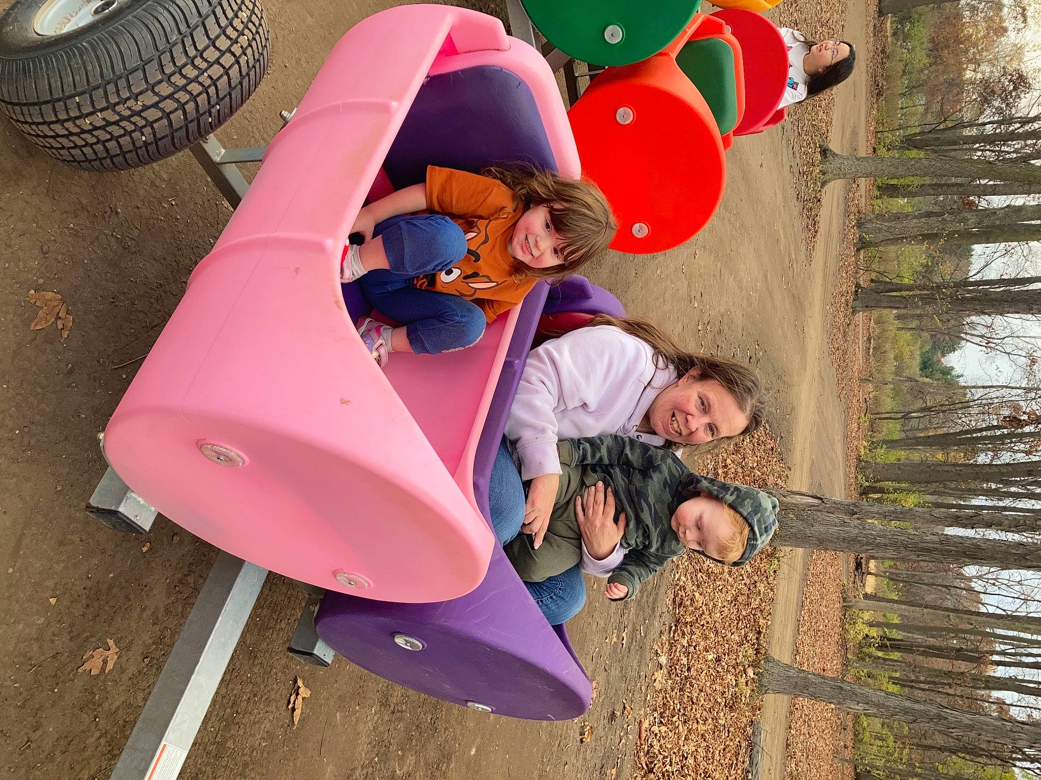 Amelia joined the competition — help win amazing prizes! automotive_design, automotive_exterior, automotive_tire, automotive_wheel_system, boats_and_boating_equipment_and_supplies, fender, fun, grass, happy, joy, lake, leisure, magenta, motor_vehicle, people_in_nature, person, pink, plant, recreation, tree