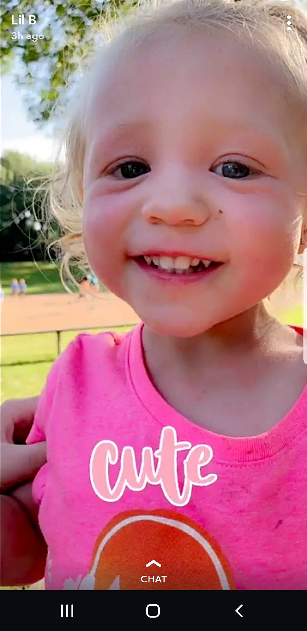 Ariella joined the competition — help win amazing prizes! cheek, child, child_model, chin, face, facial_expression, fun, happy, head, joy, laugh, lip, mouth, nose, organ, person, pink, skin, smile, summer