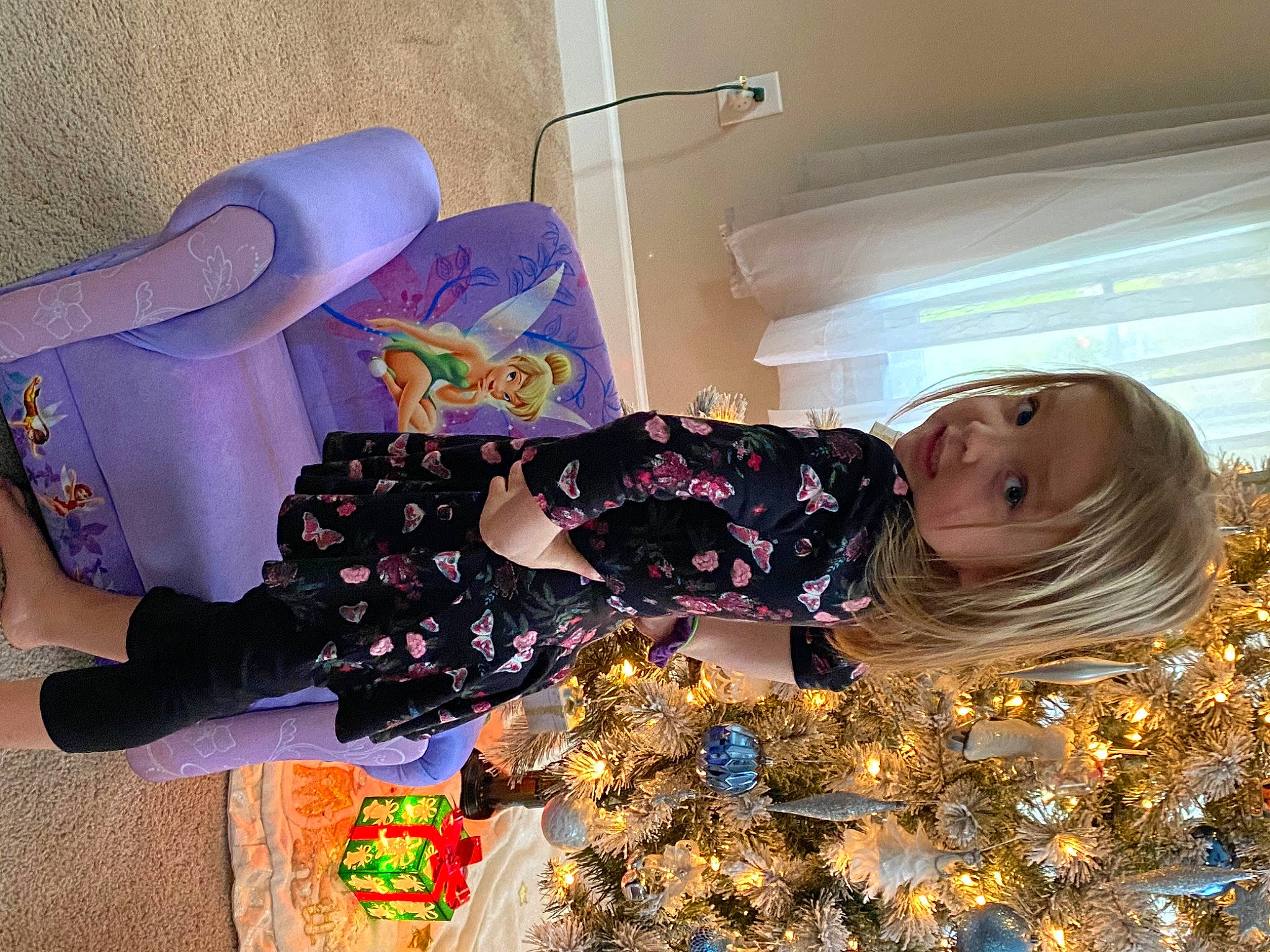 Makenna is registered to the contest to win money with this photo: child, dress, interior_design, person, room