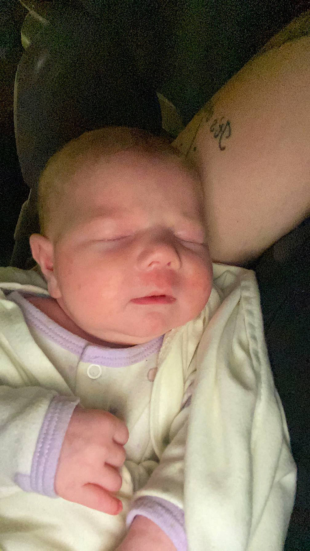Lilith joined the competition — help win amazing prizes! baby, baby_sleeping, baby_toddler_clothing, cheek, comfort, eye, eyelash, face, finger, gesture, hand, head, lip, mouth, nose, organ, person, skin, sleeve, thumb