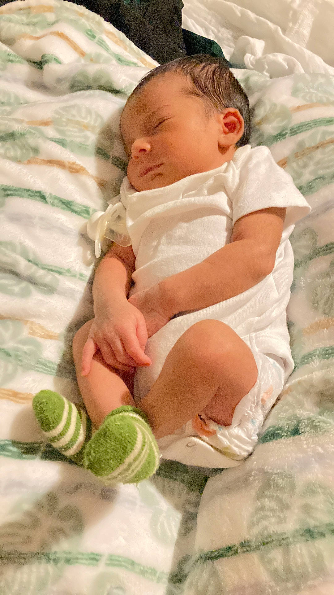 Paul joined the competition — help win amazing prizes! baby, baby_products, baby_sleeping, baby_toddler_clothing, cheek, child, comfort, foot, grass, happy, human_leg, linens, pattern, people_in_nature, person, sitting, skin, sock, thigh, thumb