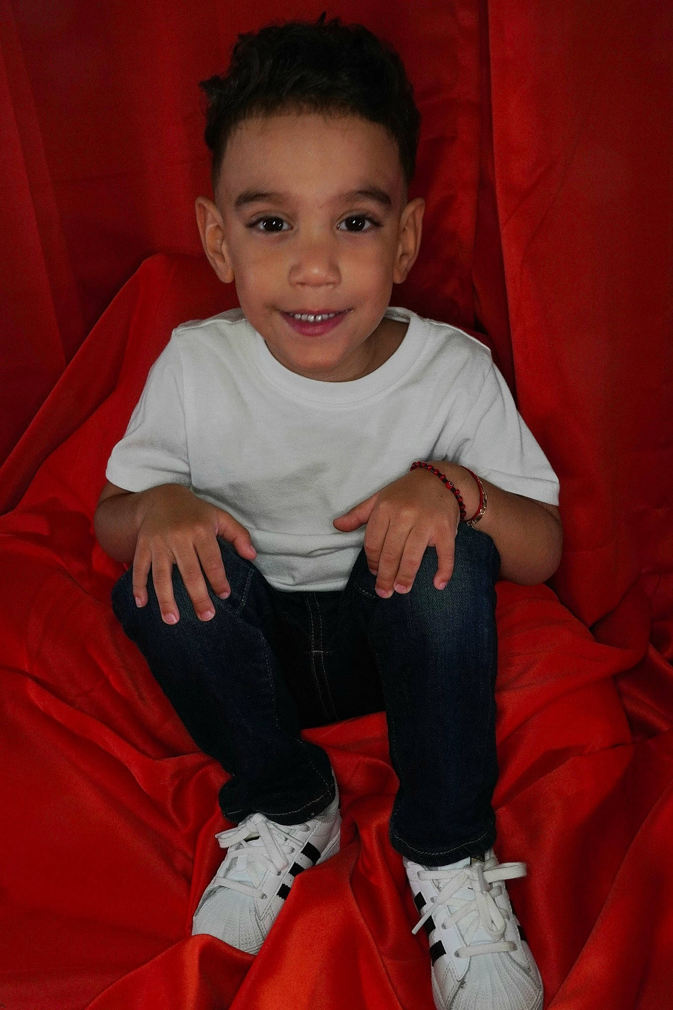 Dylan joined the competition — help win amazing prizes! baby, baby_toddler_clothing, carmine, child, comfort, event, eye, flash_photography, fun, hair, happy, human_leg, joy, knee, lap, person, sitting, sleeve, smile, sock