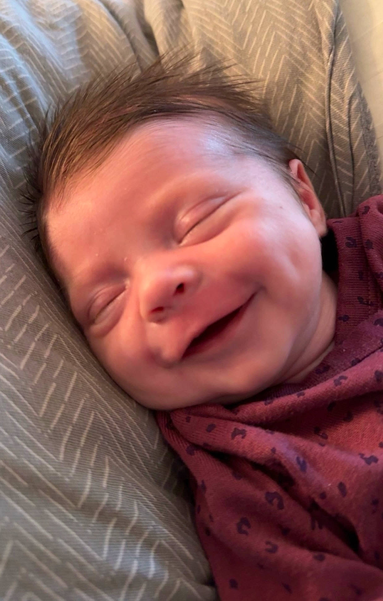 Aurora is registered to the contest to win money with this photo: baby, cheek, chin, comfort, ear, eye, eyebrow, face, forehead, hair, head, iris, jaw, joy, lip, mouth, neck, nose, person, skin