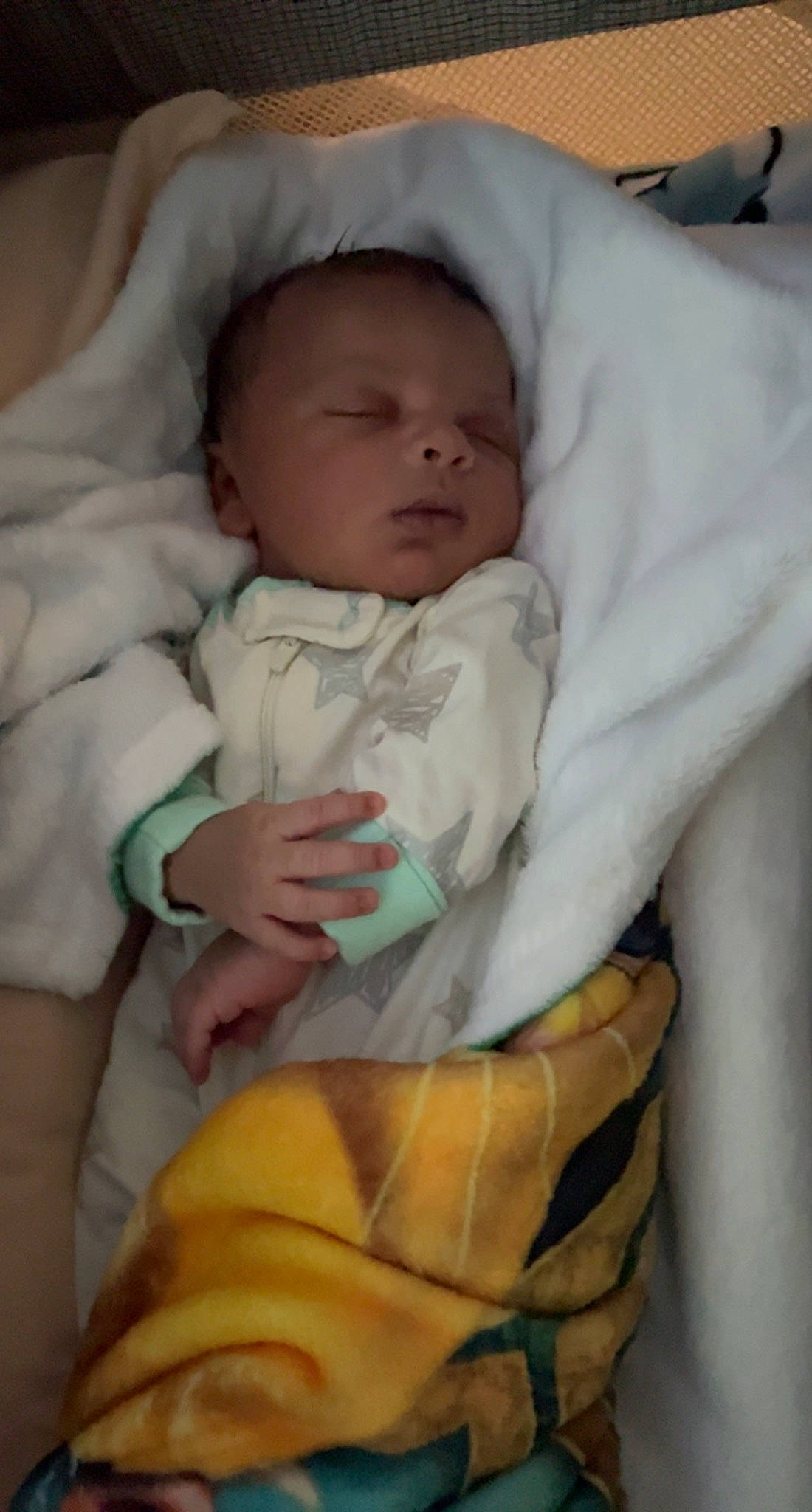 Brandon Leon Thompson joined the competition — help win amazing prizes! baby, baby_products, baby_sleeping, bedtime, child, comfort, linens, person, skin, thumb, toddler, white