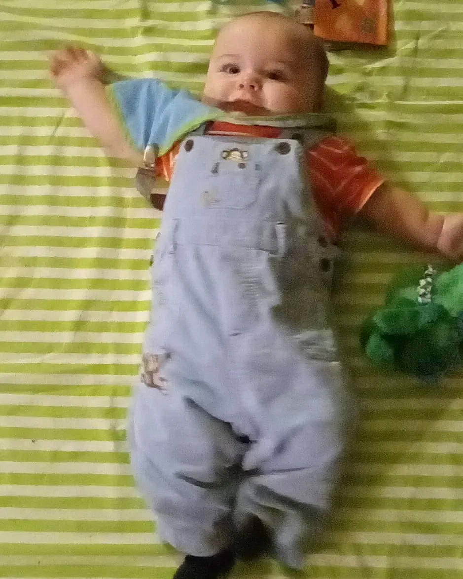 Nathaniel joined the competition — help win amazing prizes! baby, baby_products, baby_safety, baby_toddler_clothing, child, collar, comfort, flooring, gesture, happy, head, linens, nightwear, pattern, person, plastic_bag, room, sleeve, smile, thumb